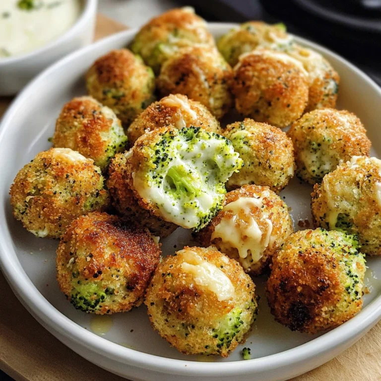 Baked Broccoli Cheese Balls