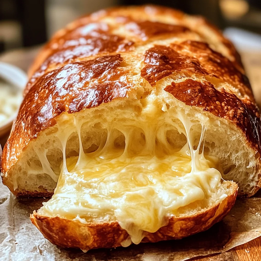 Irresistible Homemade Cheese Bread That’s Soft and Cheesy