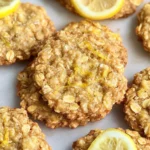 Lemon Oatmeal No-Bake Cookies