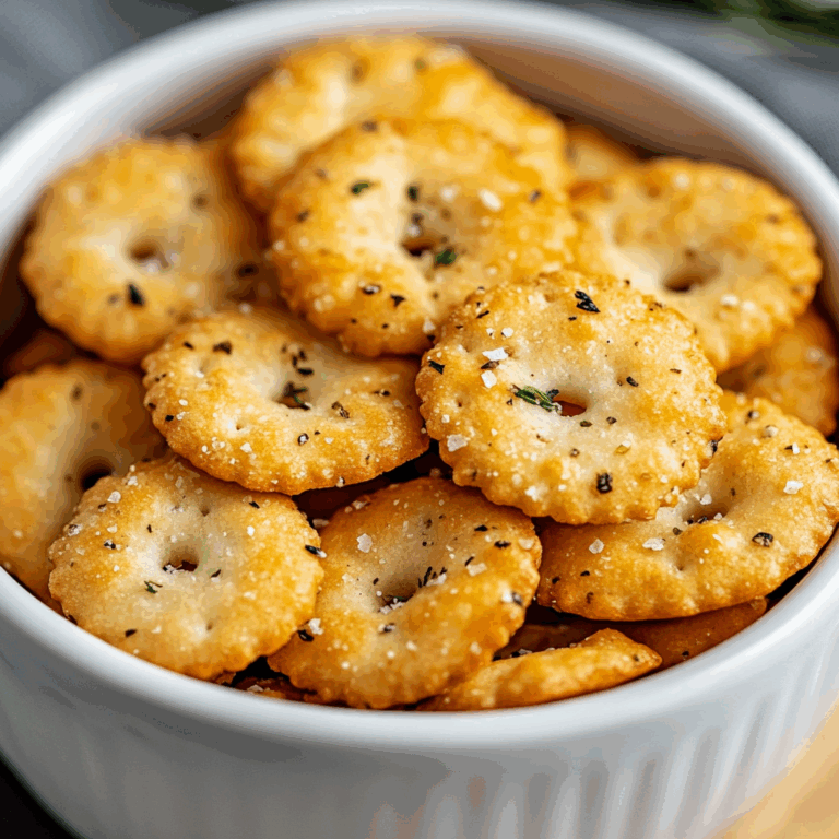 Garlic Ritz Snacks