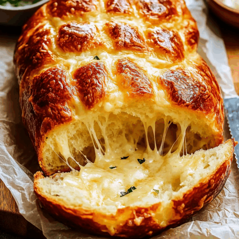 Irresistible Homemade Cheese Bread That’s Soft and Cheesy