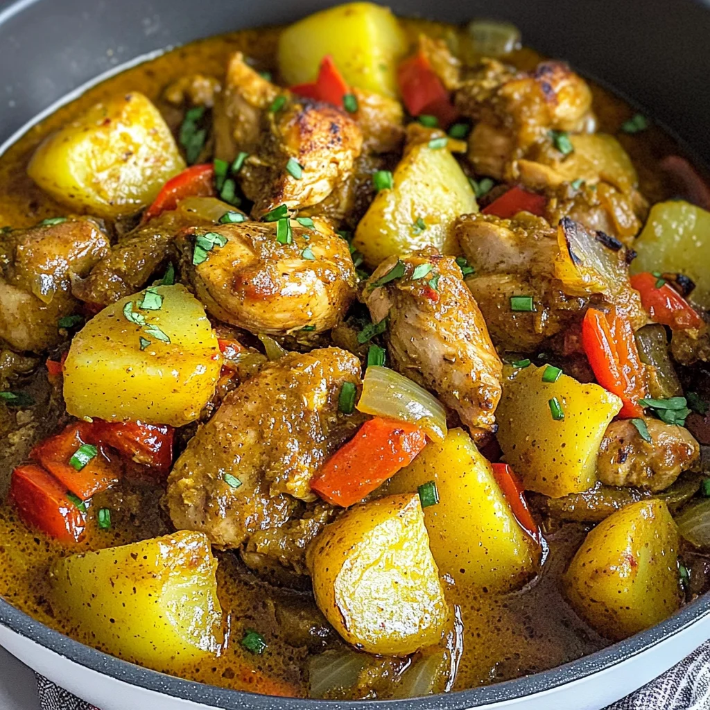 Authentic Jamaican Curry Chicken