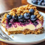 Blueberry Crumble Cheesecake