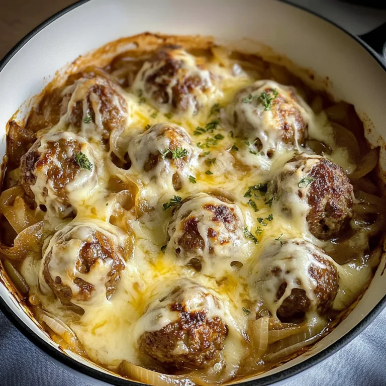 Cheesy French Onion Meatballs: The Ultimate Comfort Food Recipe