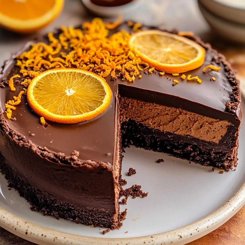 Chocolate Orange Cheesecake