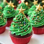 Christmas Tree Cupcakes