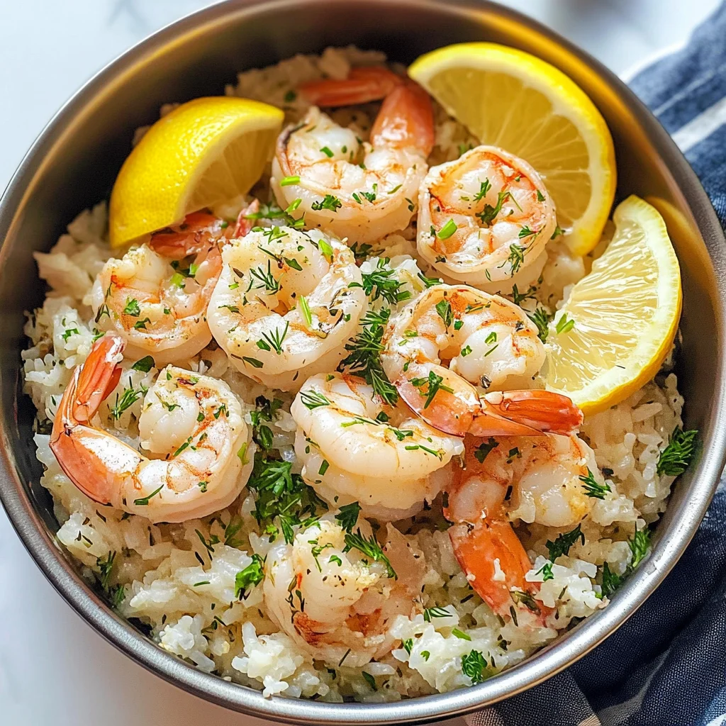 Creamy Garlic Butter Shrimp and Rice Bowls: A Juicy Shrimp Dish for Any Occasion