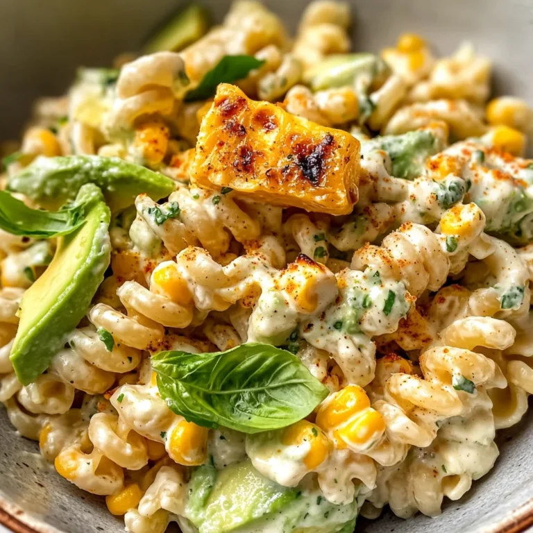 Creamy Street Corn Pasta Salad
