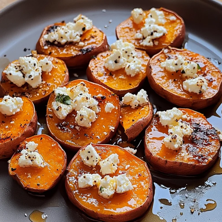 Delicious Honey Feta Sweet Potato Rounds Recipe for Any Meal
