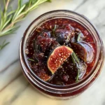 Fig Rosemary and Red Wine Jam