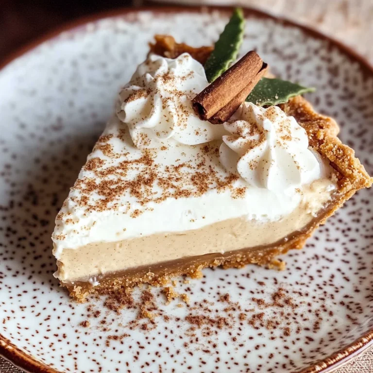 Gingerbread Cream Pie