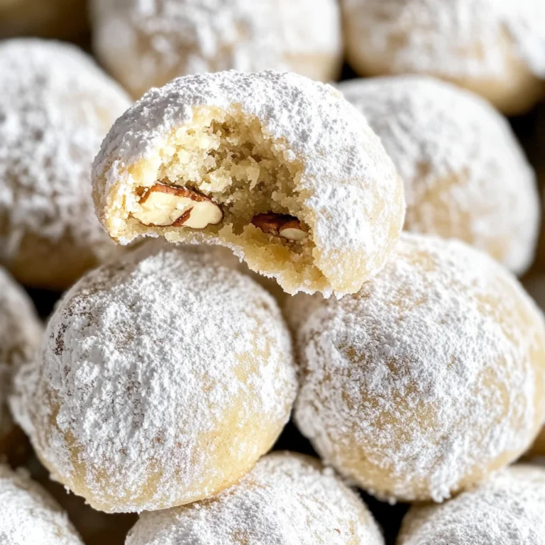 Gingerbread Snowball Cookies