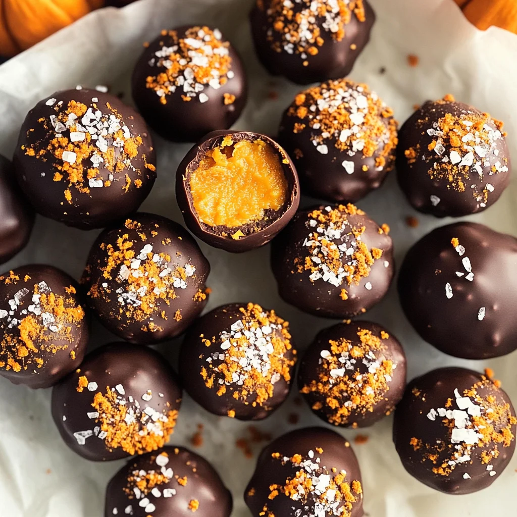 Healthy Pumpkin Truffles