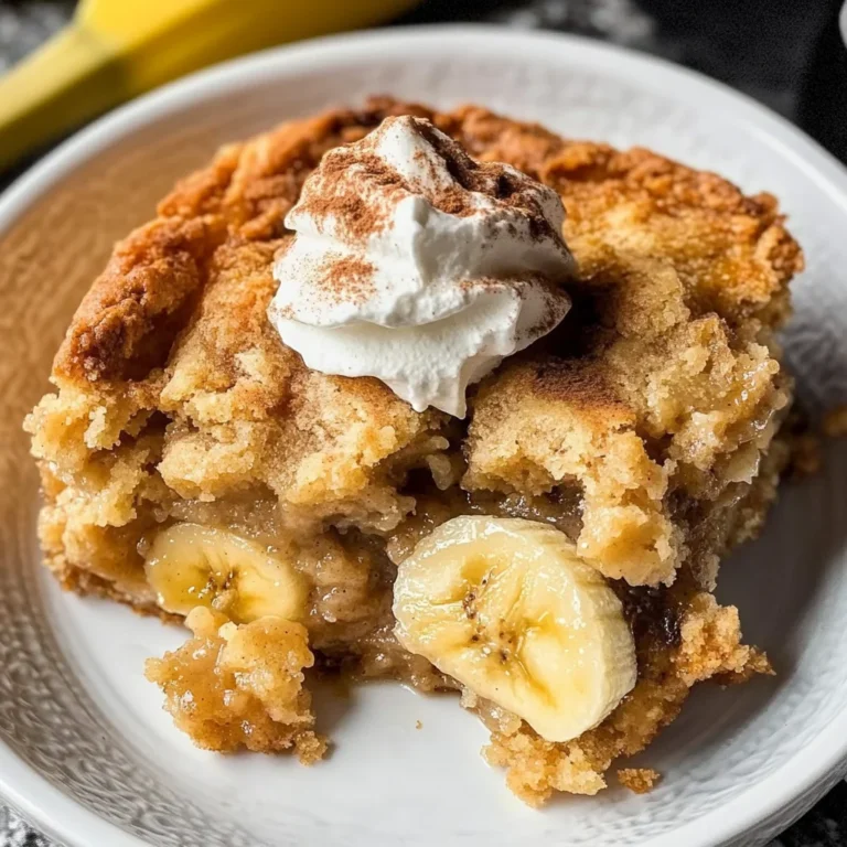 Irresistible Southern Banana Cobbler Recipe Sweet Delight