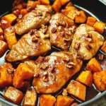 Maple-Glazed Chicken with Sweet Potatoes