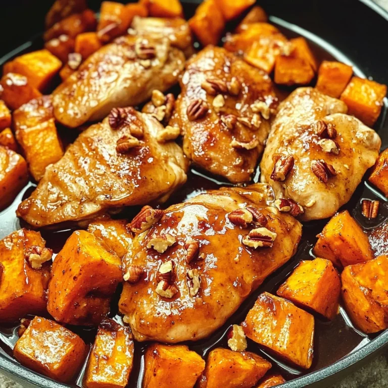 Maple-Glazed Chicken with Sweet Potatoes