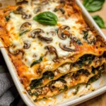 Mushroom and Spinach Lasagna