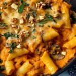 Pasta Bake with Pumpkin Tomato Sauce