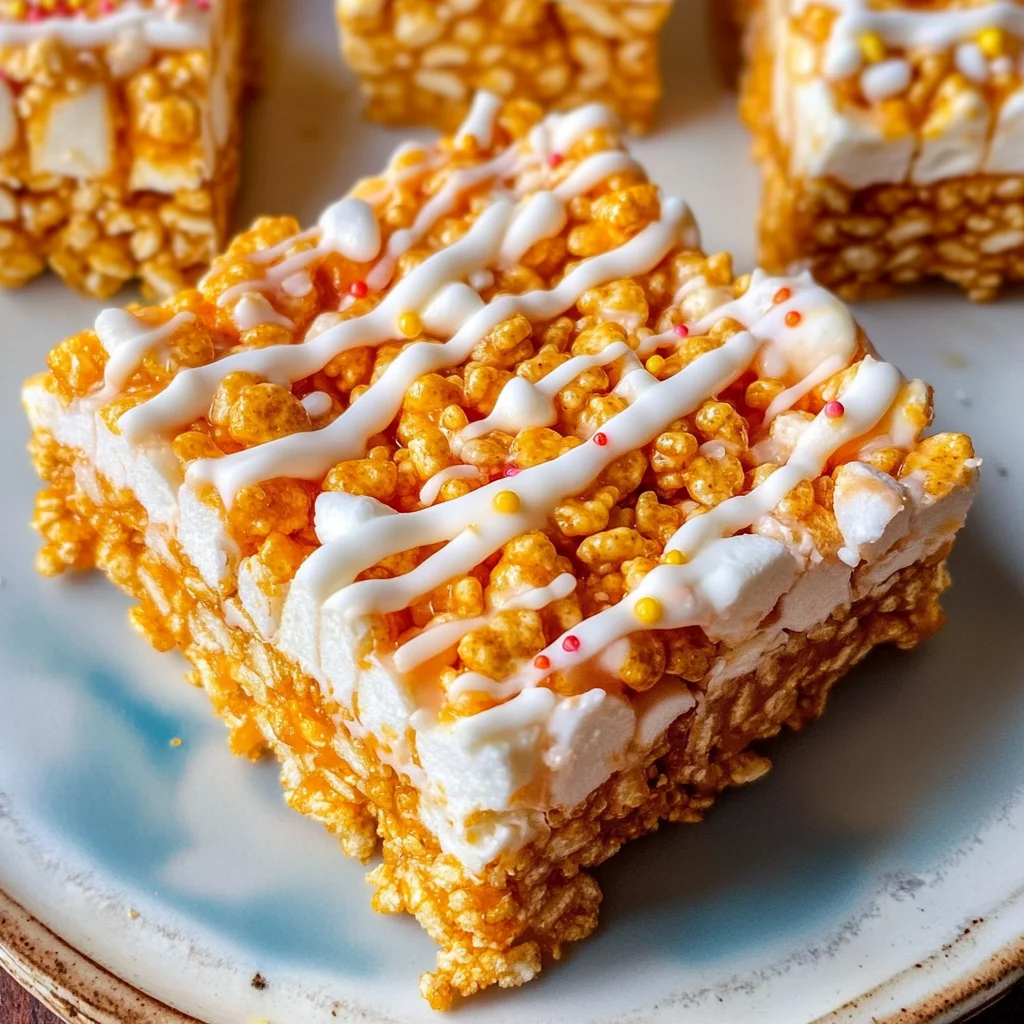 Pumpkin Crispy Treats