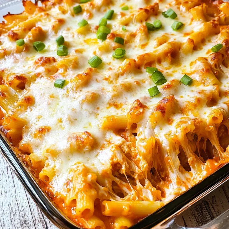 Ranch Buffalo Pasta Bake