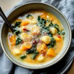 Savory Butternut Squash Gnocchi Soup