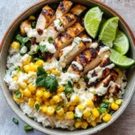 Street Corn Chicken Rice Bowl Recipe