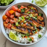 Sweet Chili Chicken Bowl with Coconut Lime Drizzle
