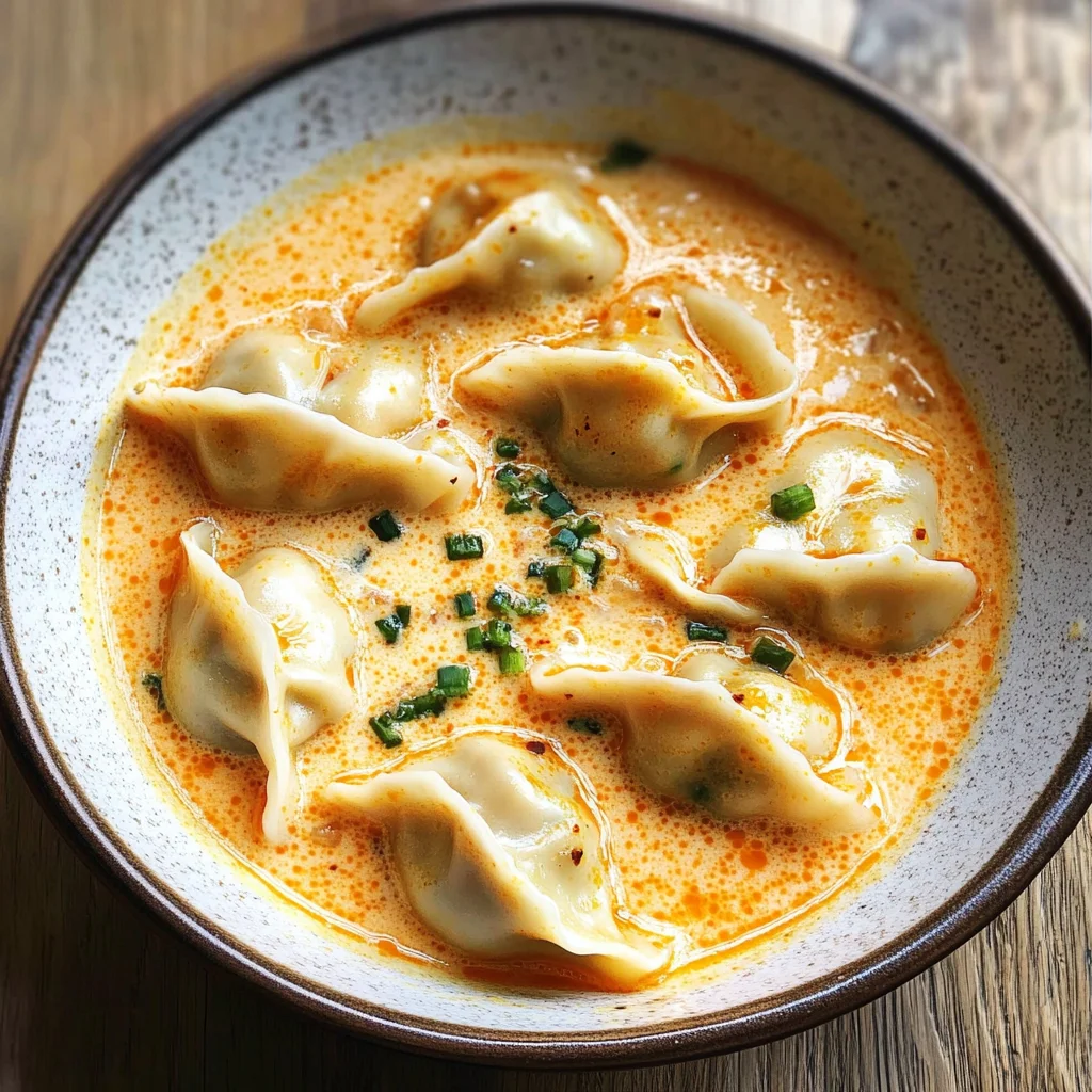 Thai Coconut Curry Dumpling Soup