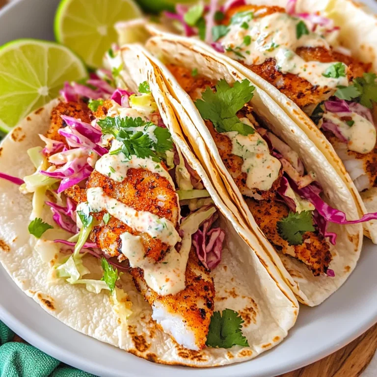 Tilapia Fish Tacos Recipe