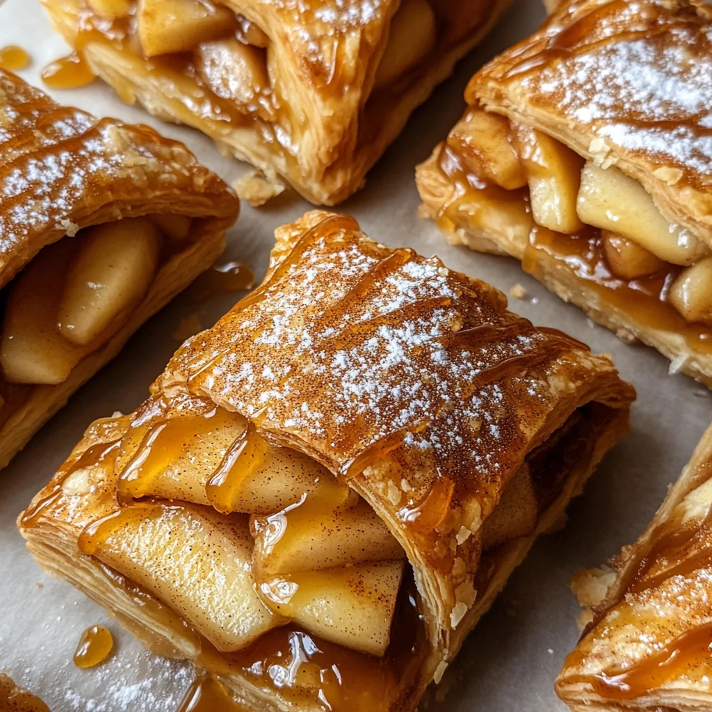 Vegan Caramel Apple Pastries
