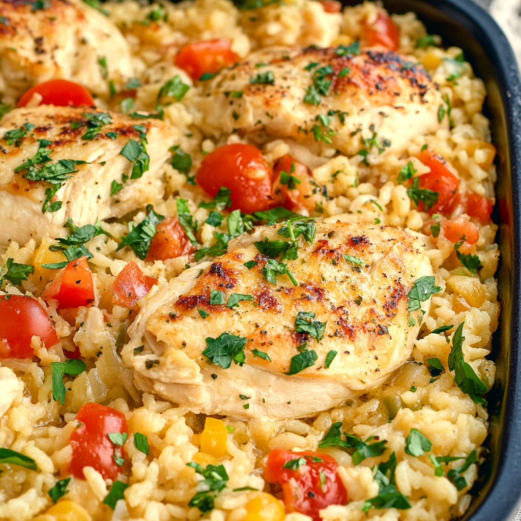 Best Chicken and Rice Casserole