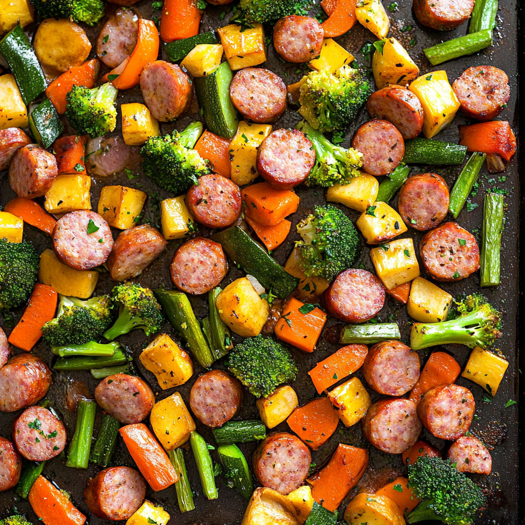 Sheet Pan Sausage &  Veggies: An Incredible Ultimate Recipe