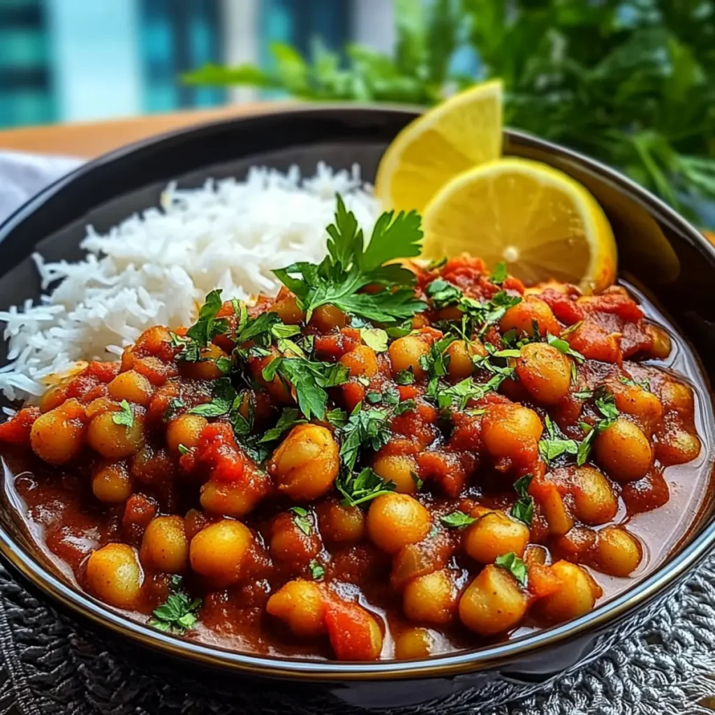 High-Protein Vegan Chana Masala