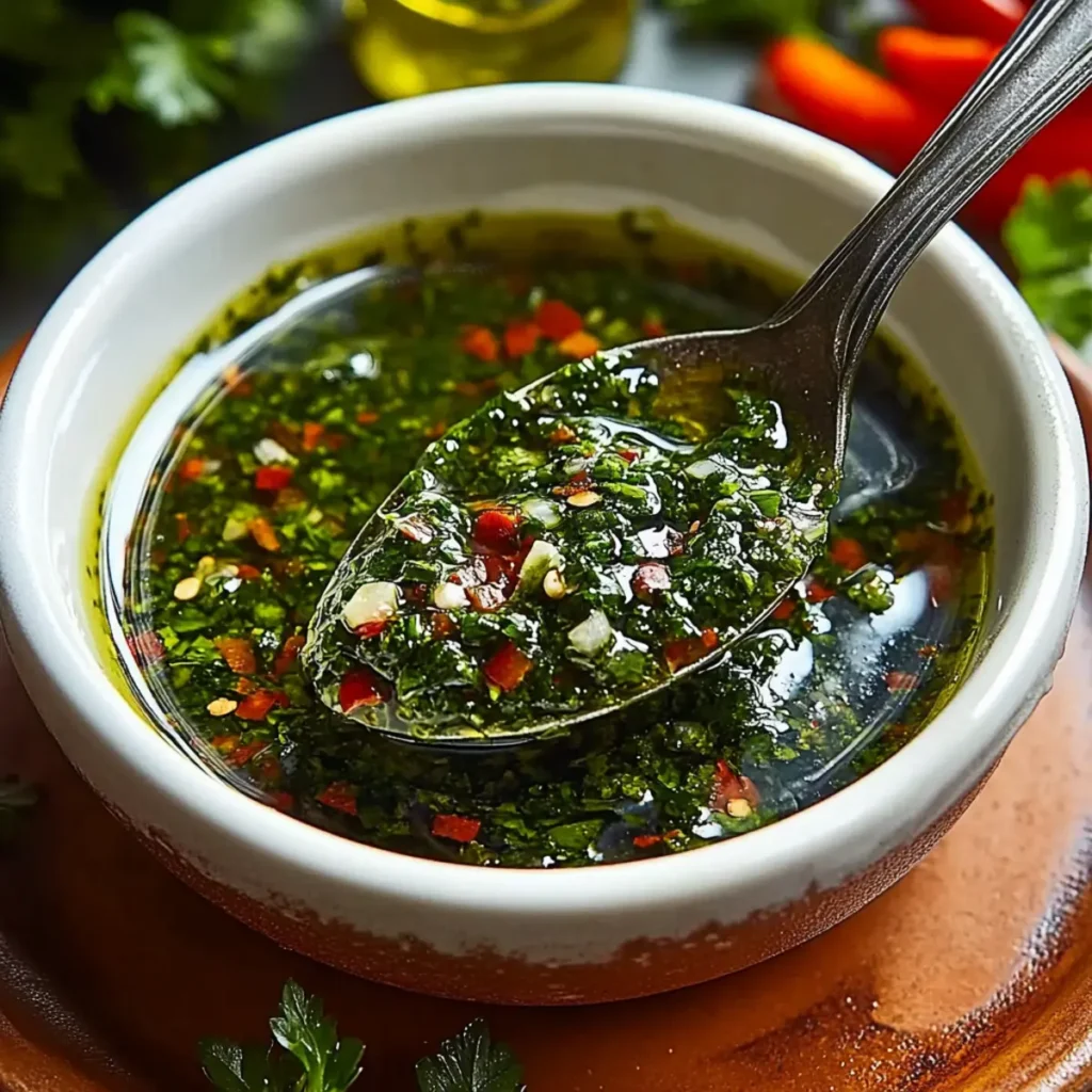Traditional Chimichurri Sauce