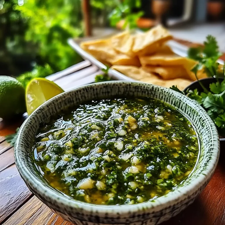 Homemade Salsa Verde