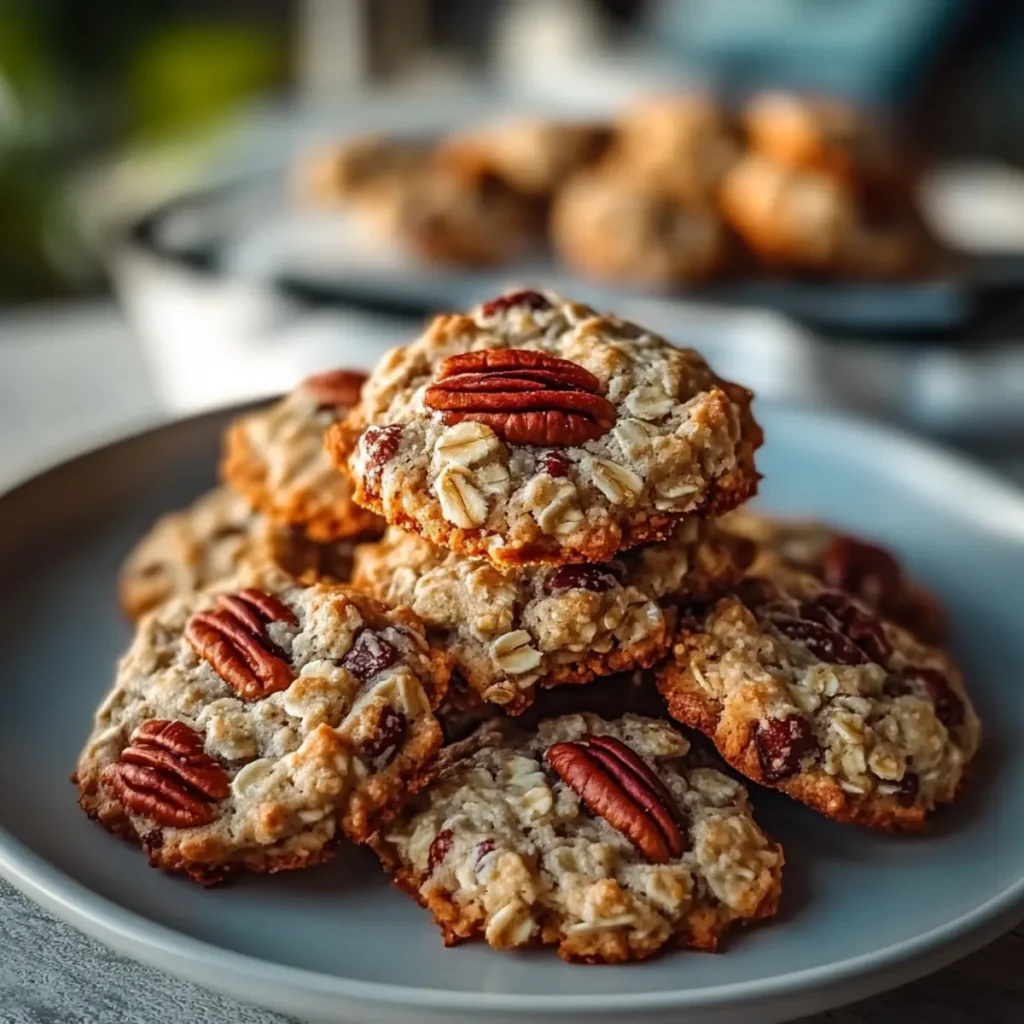 Pecan Pie Oatmeal Cookies