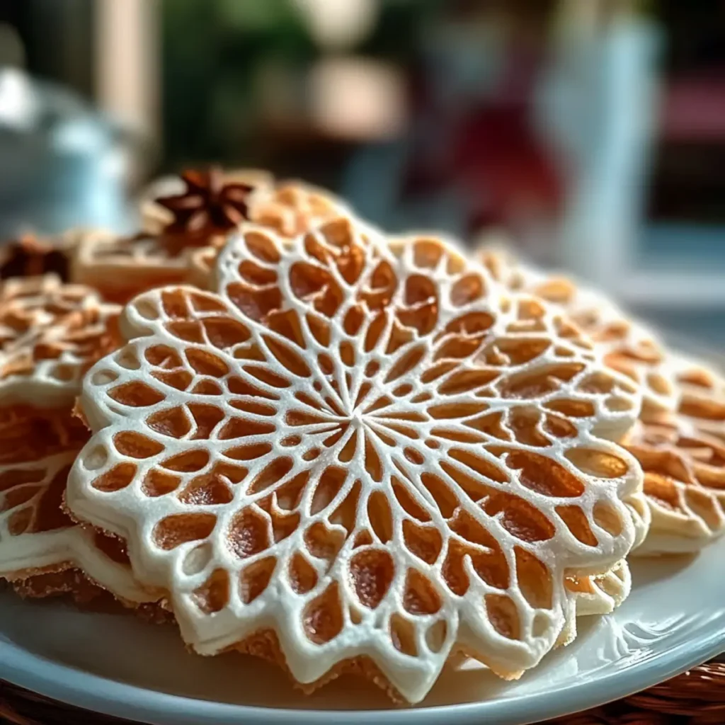 Anise Pizzelle Cookies
