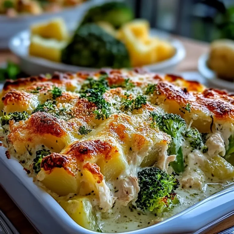 Chicken Potato Broccoli Casserole