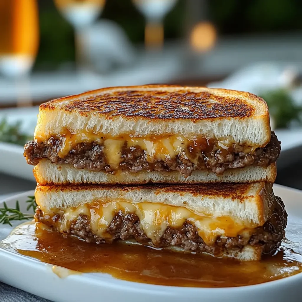 Patty Melts with Secret Sauce