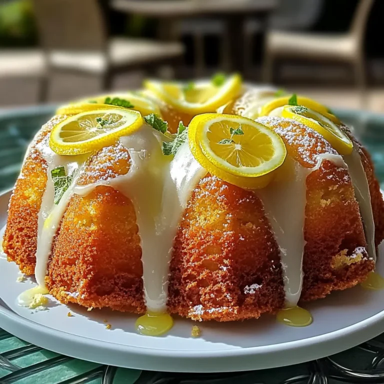 Lemon Zucchini Bundt Cake