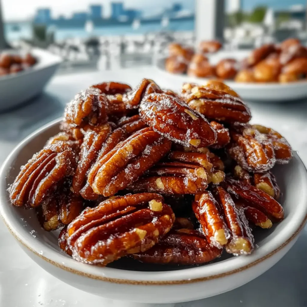 Easy Maple Candied Pecans