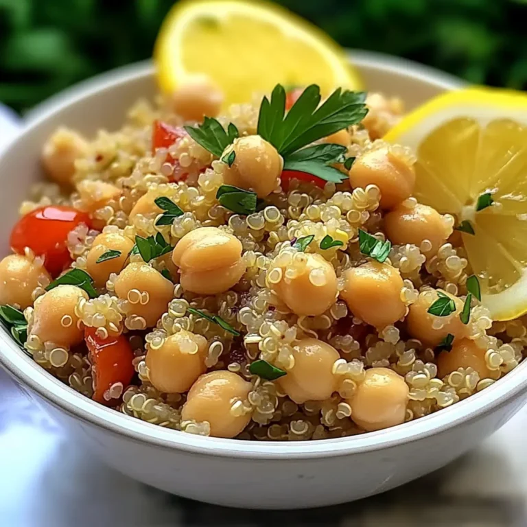 Lemon Herb Quinoa with Chickpeas