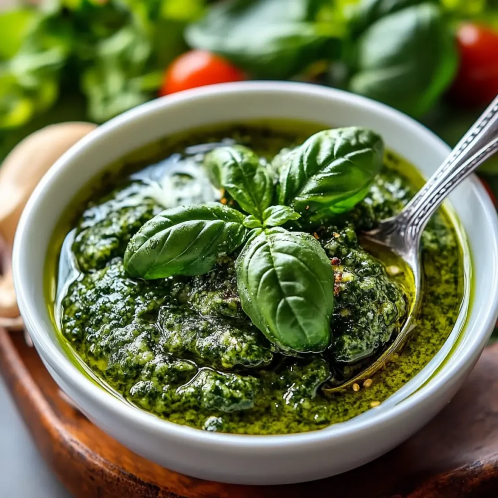 Easiest Basil Pesto Sauce