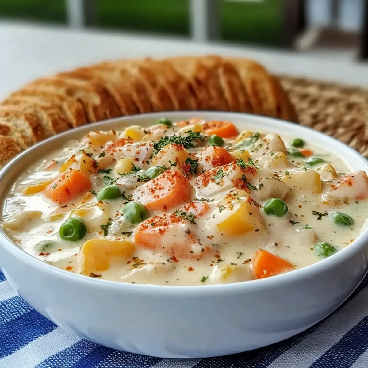 Pressure Cooker Copycat Dixie Stampede Creamy Vegetable Soup