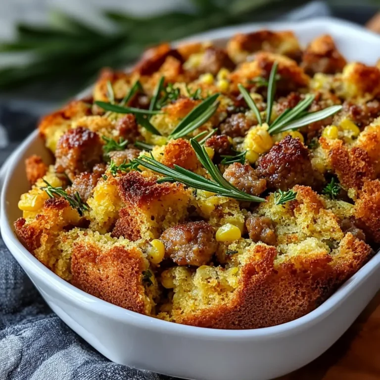Sausage Southern Cornbread Stuffing