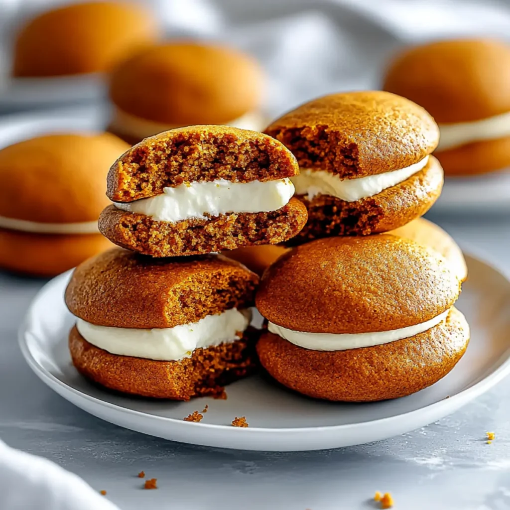 Maple Pumpkin Whoopie Pies