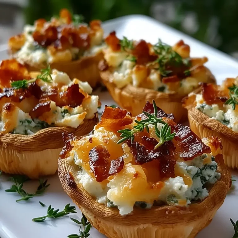 Stuffed Mushrooms with Goat Cheese
