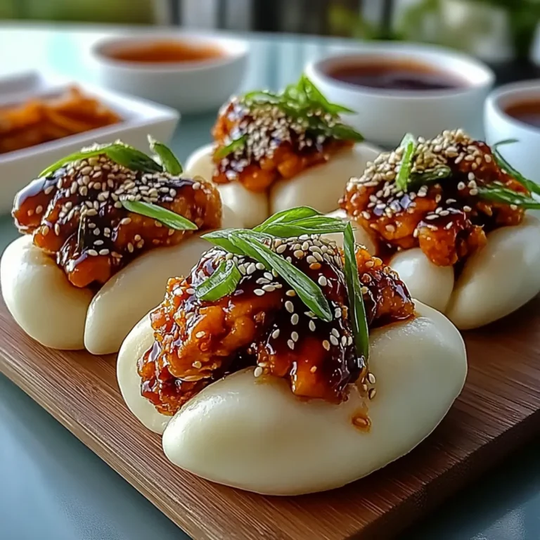 Korean Chicken Bao Buns