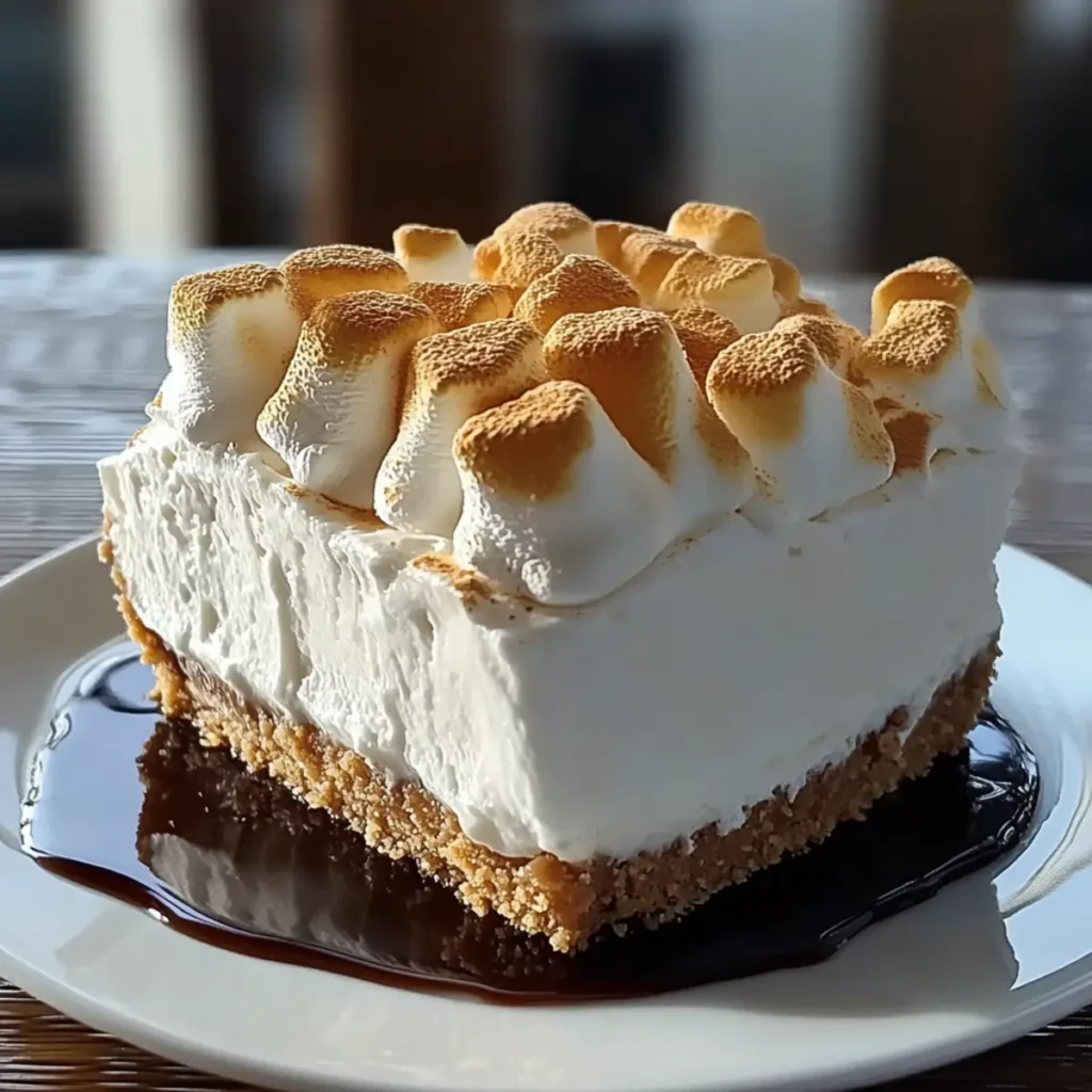No-Bake Marshmallow Cheesecake