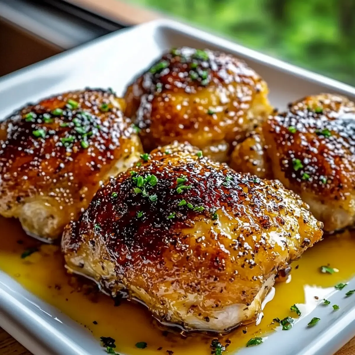 Crispy and Juicy Baked Chicken Thighs